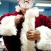 Santa zips up his suit before the Sing Along With Santa event presented by the Ann Arbor Symphony Orchestra on Saturday. Daniel Brenner I AnnArbor.com